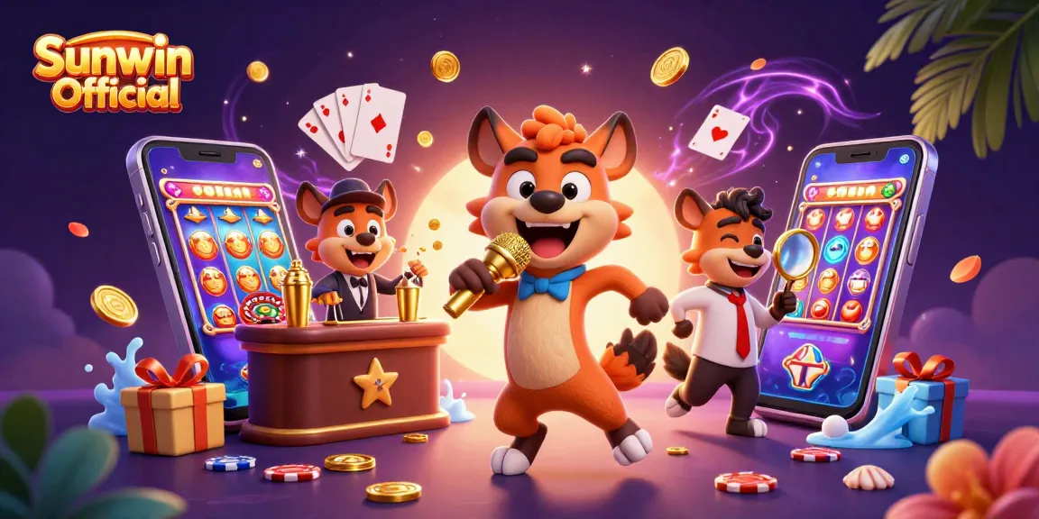 Experience the excitement at Sunwin Official casino club, with vibrant games and dynamic characters.
